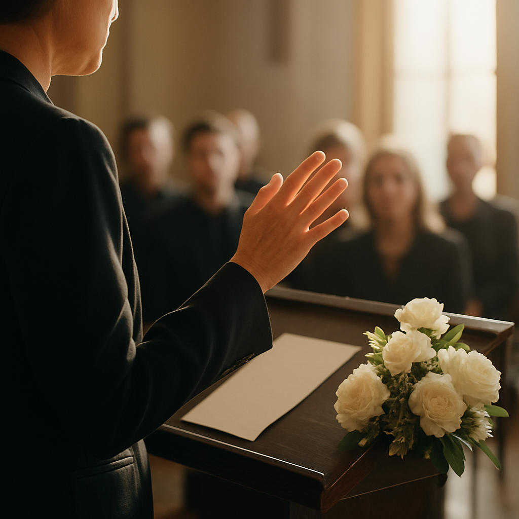 Danksagung: Anwesende Worte von Trauerredner Ammersee